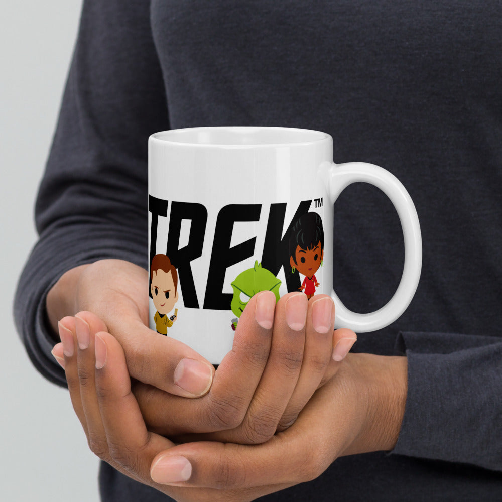 Star Trek: The Original Series Chibi White Mug