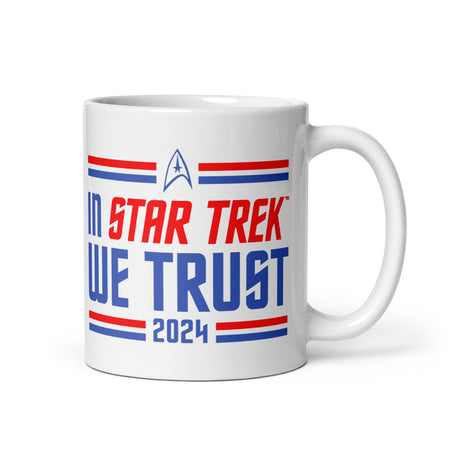 Star Trek In Star Trek We Trust White Mug