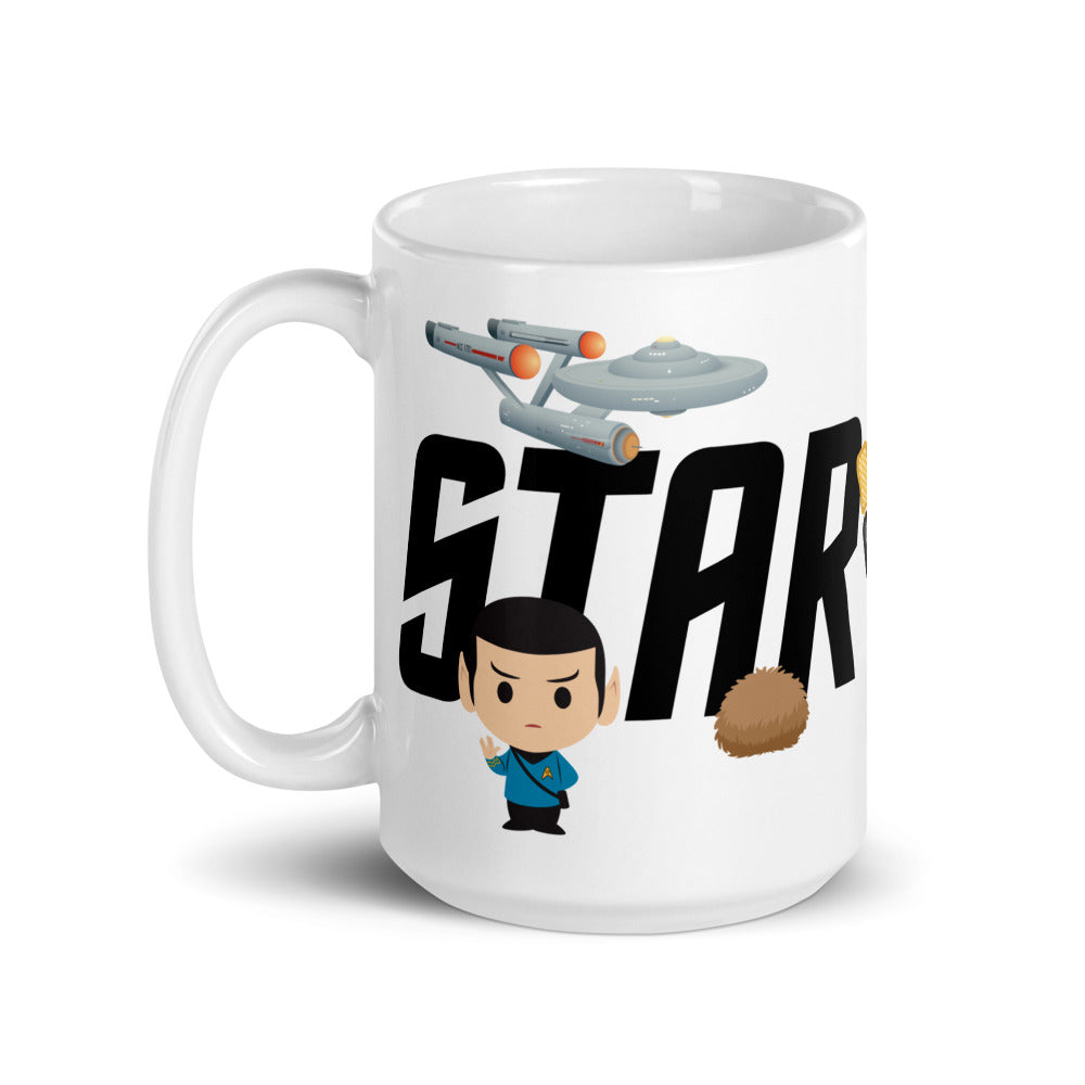 Star Trek: The Original Series Chibi White Mug