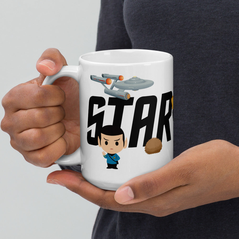 Star Trek: The Original Series Chibi White Mug