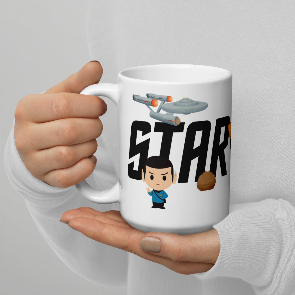 Star Trek: The Original Series Chibi White Mug