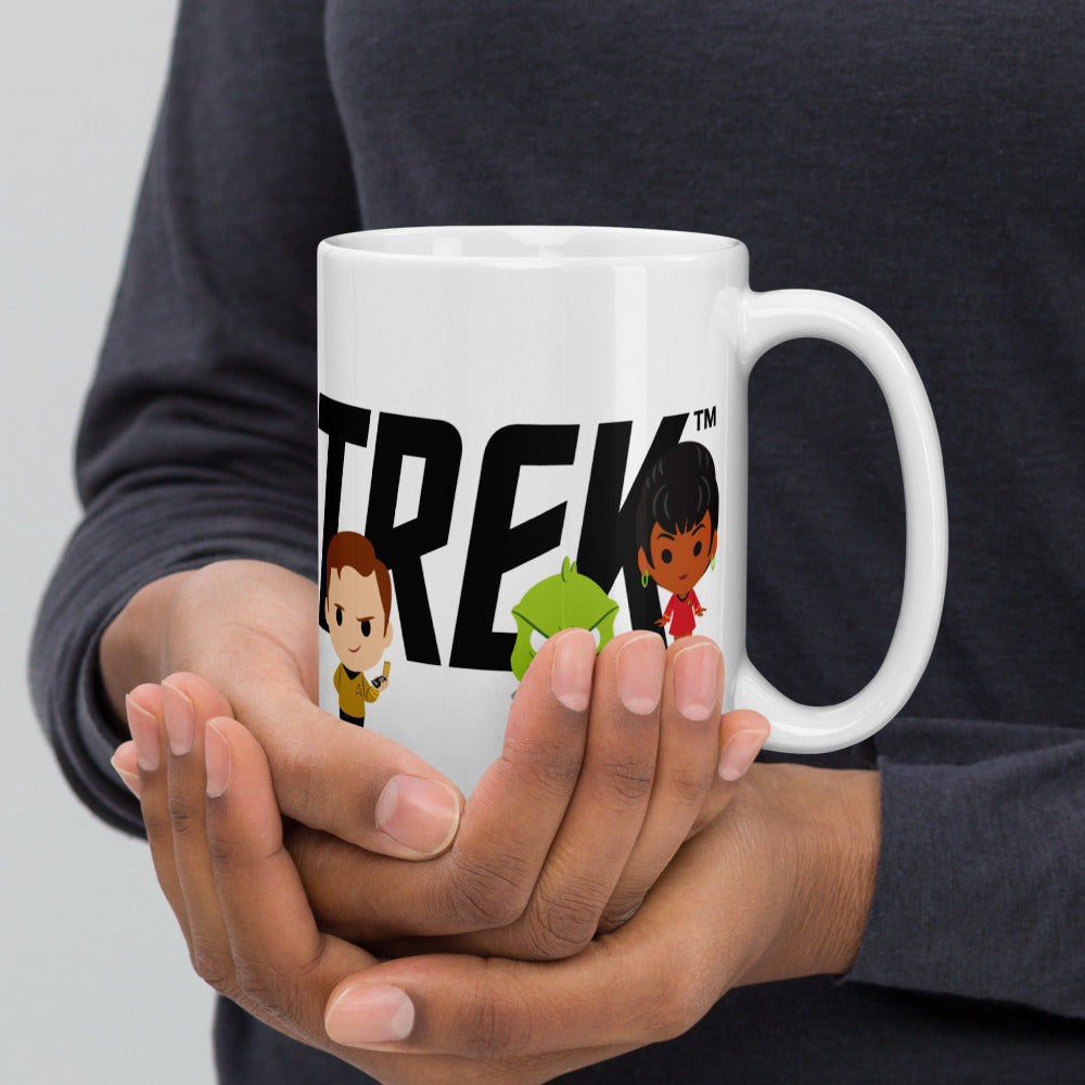 Star Trek: The Original Series Chibi White Mug