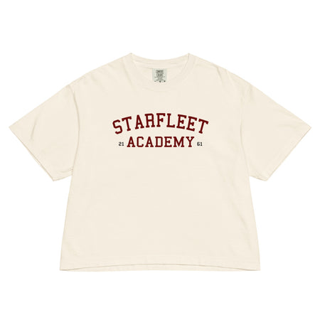 Star Trek Starfleet Academy Women's Boxy T-Shirt Ivory