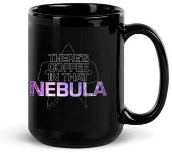 Star Trek: Voyager Coffee In That Nebula Black Mug
