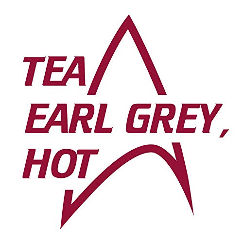 Star Trek: The Next Generation Tea Earl Grey Hot 11 oz Two-Tone Mug - MAROON