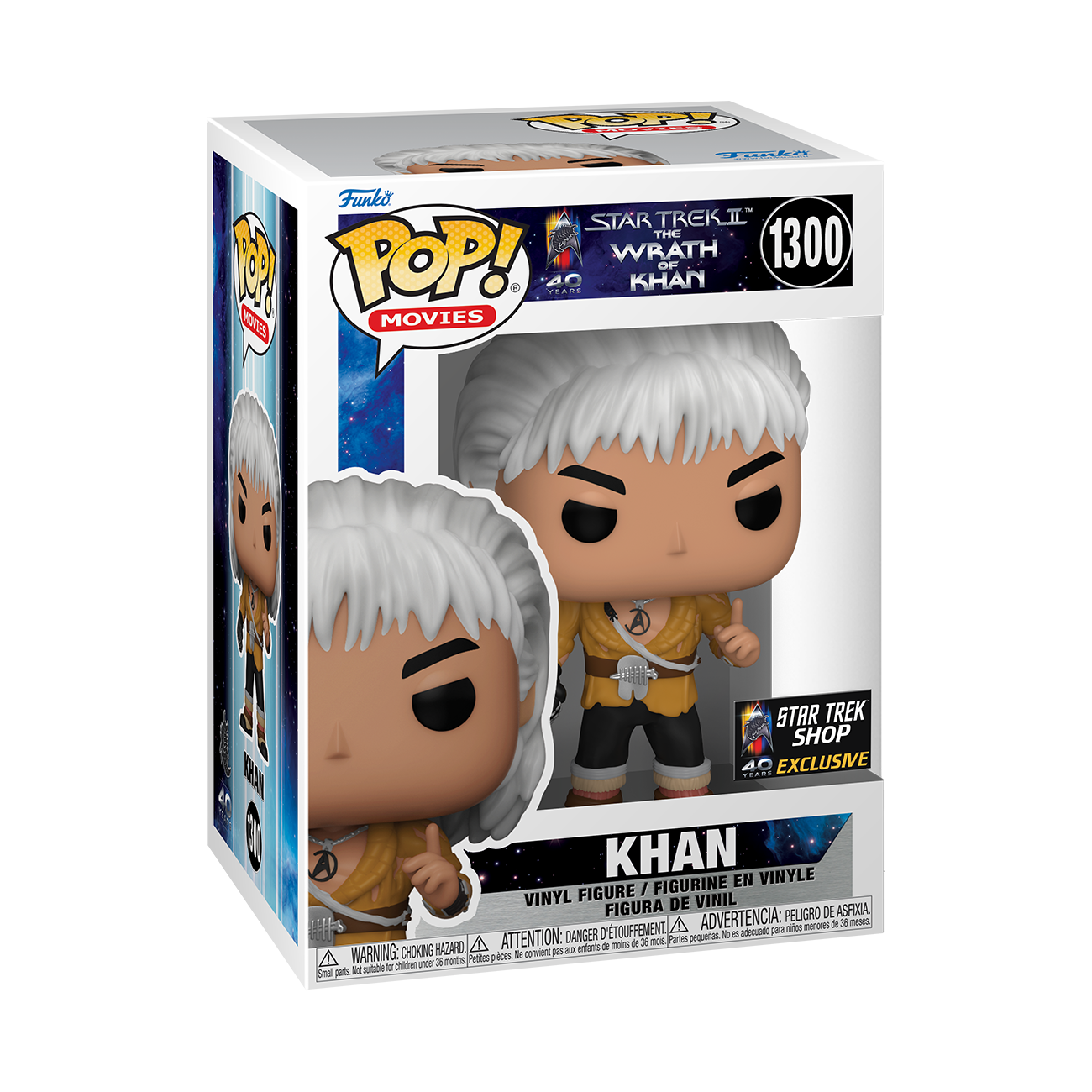 Star Trek II: The Wrath of Khan Funko POP! Exclusive - 40th Anniversary Limited Edition Figure