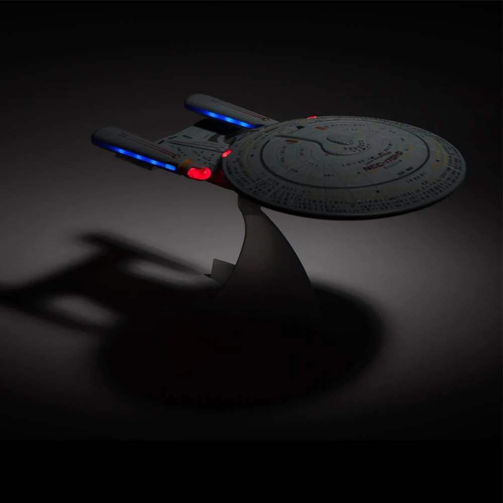 Star Trek: The Next Generation U.S.S. Enterprise NCC-1701-D Bluetooth® Speaker With Sleep Machine, LED's & Sound Effects