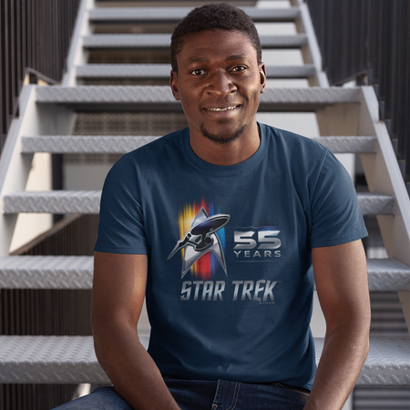 Star Trek 55th Anniversary Adult Short Sleeve T-Shirt