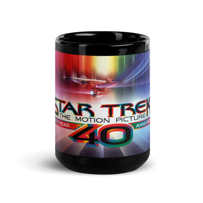 Star Trek: The Motion Picture 40th Anniversary U.S.S. Enterprise Black Mug