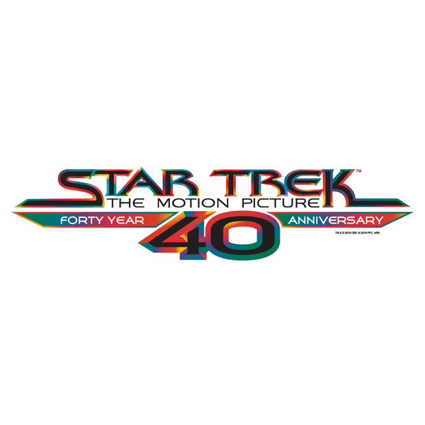 Star Trek: The Motion Picture40th Anniversary Logo Adult Short Sleeve T-Shirt
