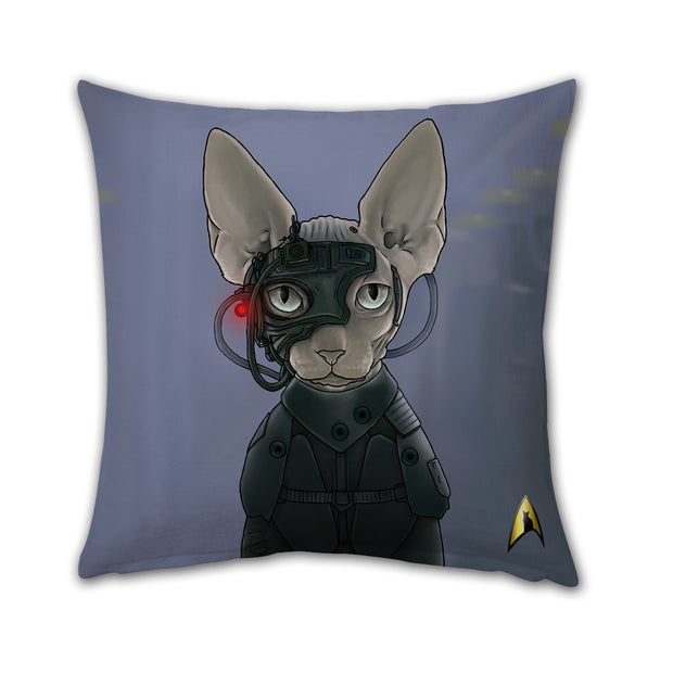 Star Trek: The Next Generation Borg Cat Pillow - 16" x 16"