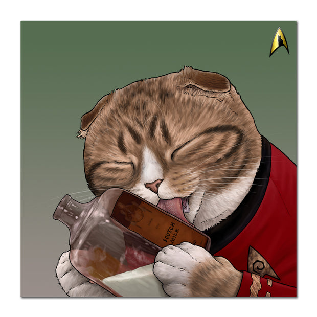 Star Trek: The Original Series Milk Cat Premium Satin Poster