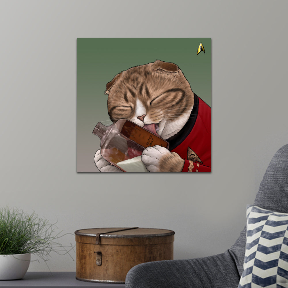 Star Trek: The Original Series Milk Cat Premium Satin Poster