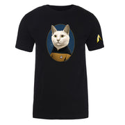 Star Trek: The Next Generation Data Cat Portrait Adult Short Sleeve T-Shirt