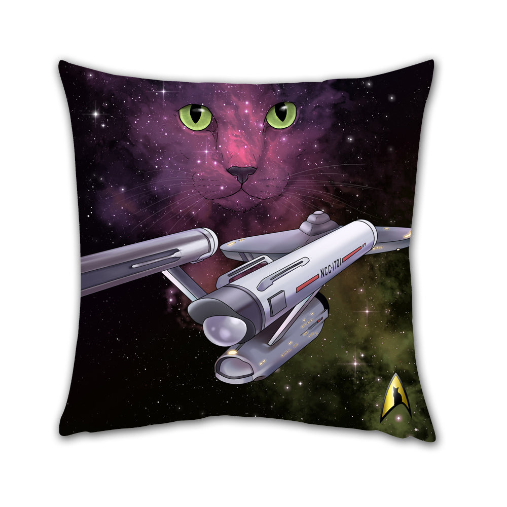 Star Trek: The Original Series Space Cat Pillow - 16" x 16"