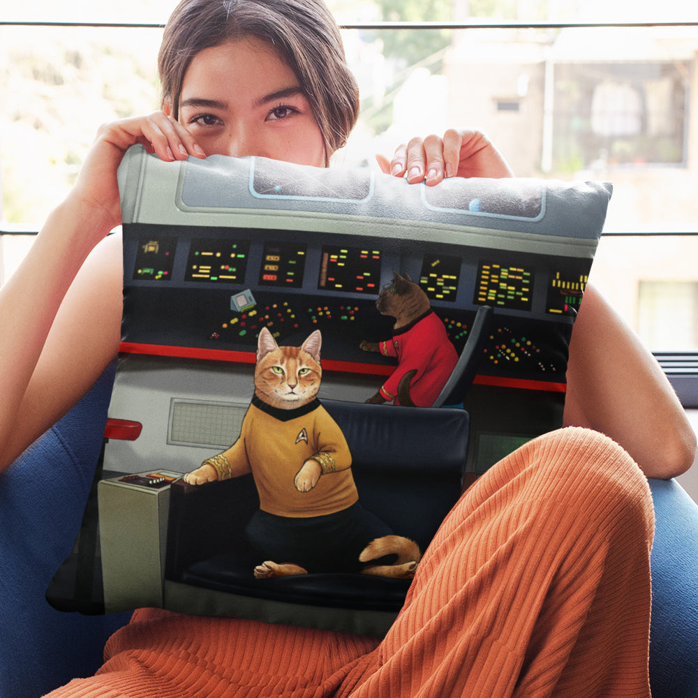 Star Trek: The Original Series Kirk's Chair Cat Pillow