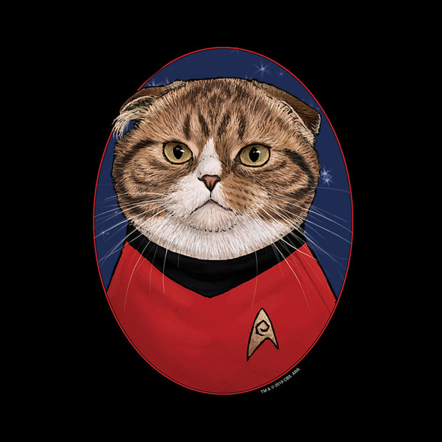 Star Trek: The Original Series Scotty Cat Portrait Short Sleeve T-Shirt