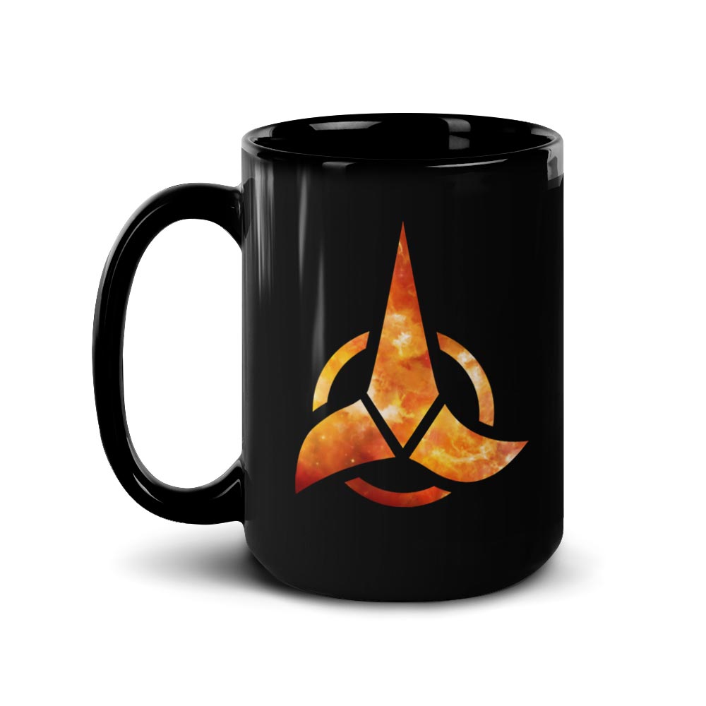 Star Trek: Discovery Klingon Logo Black Mug