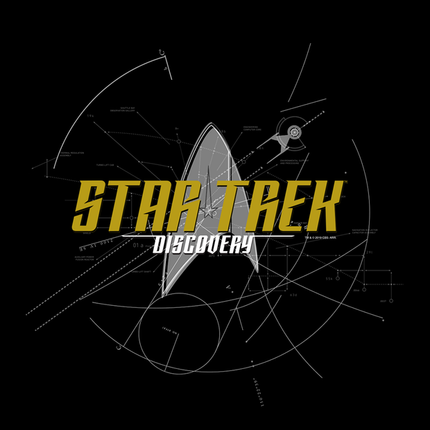Star Trek: Discovery Logo Sketch Premium Tote Bag