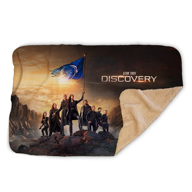 Star Trek: Discovery Season 3 Keyart Sherpa Blanket