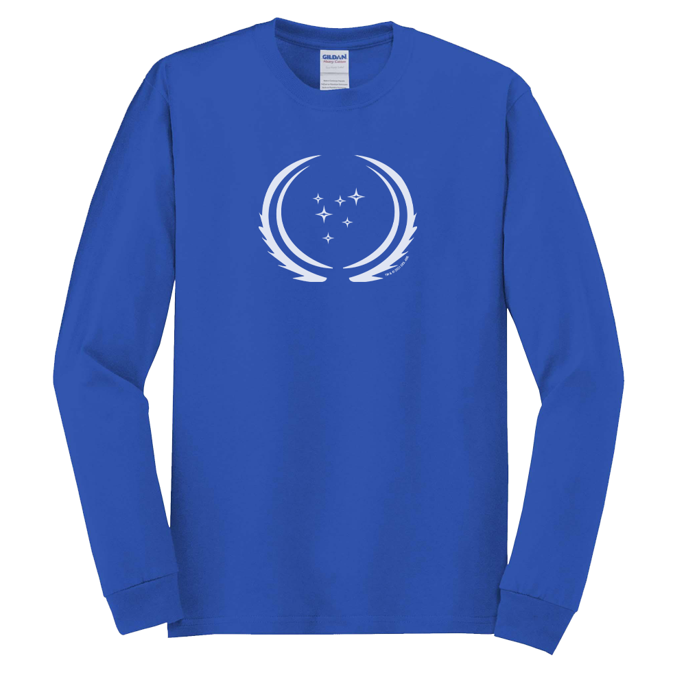 Star Trek: Discovery UFP Flag Adult Long Sleeve T-Shirt