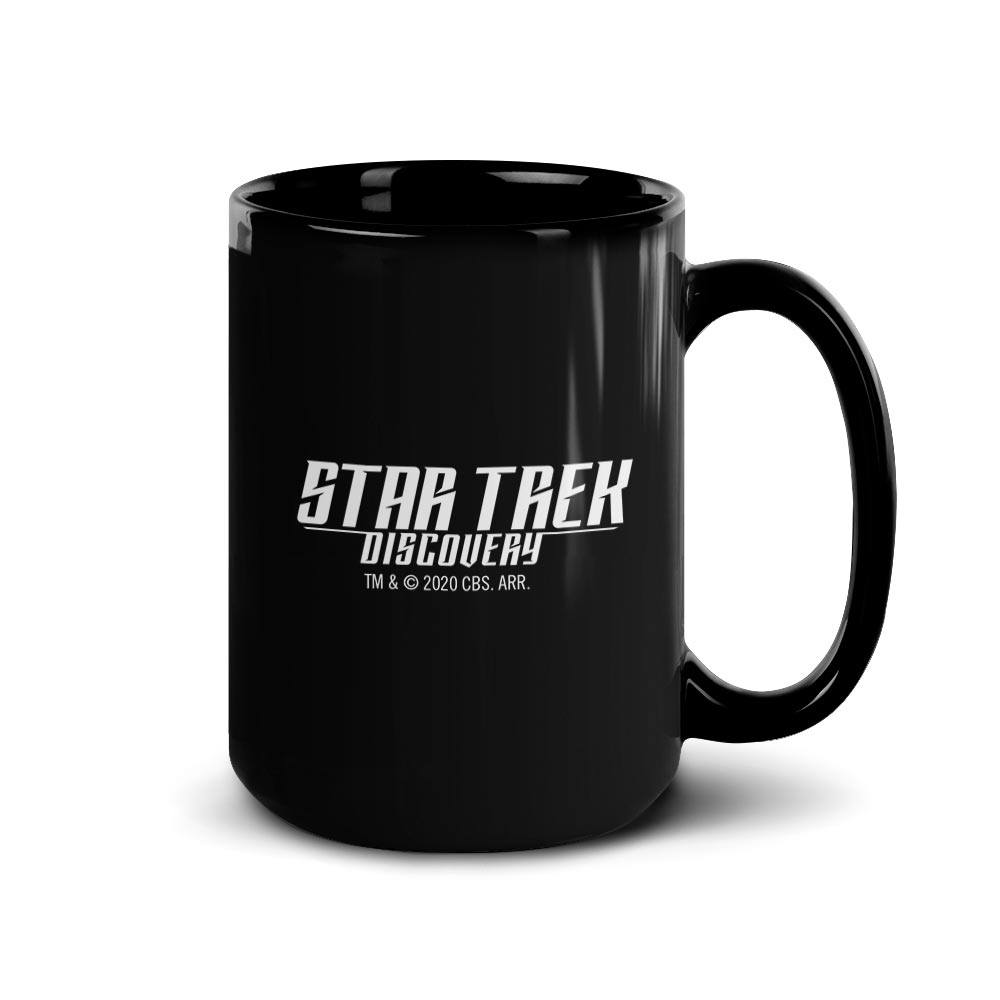 Star Trek: Discovery 32nd Century United Federation of Planets Flag Black Mug