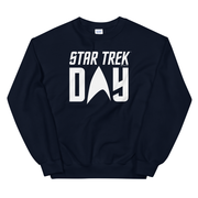 Star Trek Day 55th Anniversary Logo Fleece Crewneck Sweatshirt