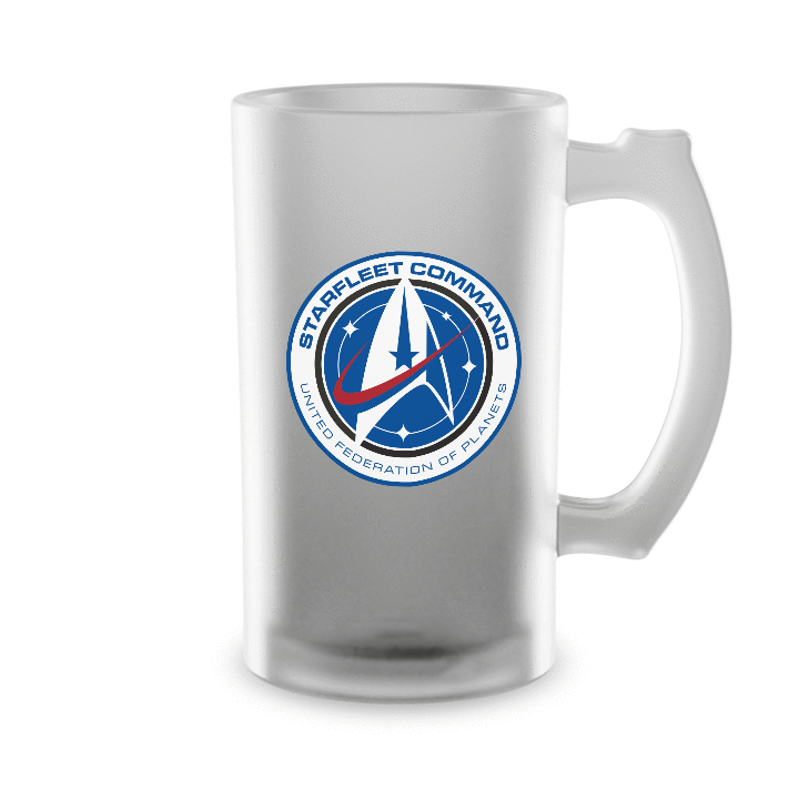 Star Trek: Discovery Starfleet Command 16oz Frosted Beer Stein