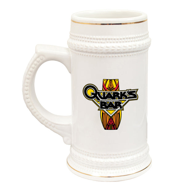 Star Trek: Deep Space Nine Quark's Bar Vintage Logo 20 oz Ceramic Beer Stein
