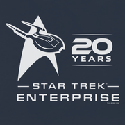 Star Trek: Enterprise 20th Anniversary Adult Short Sleeve T-Shirt