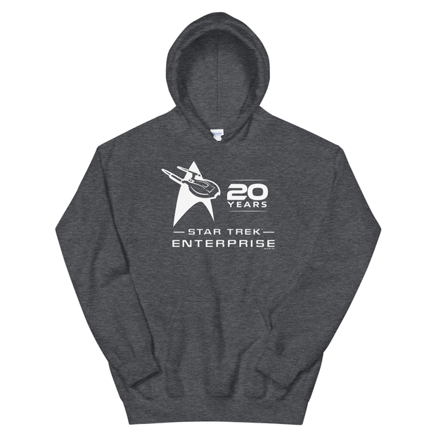 Star Trek Enterprise 20th Anniversary Fleece Hooded Sweatshirt