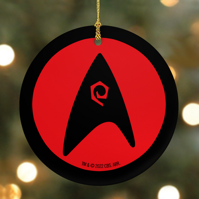 Star Trek: The Original Series Engineering Uniform Personalized Double-Sided Ornament