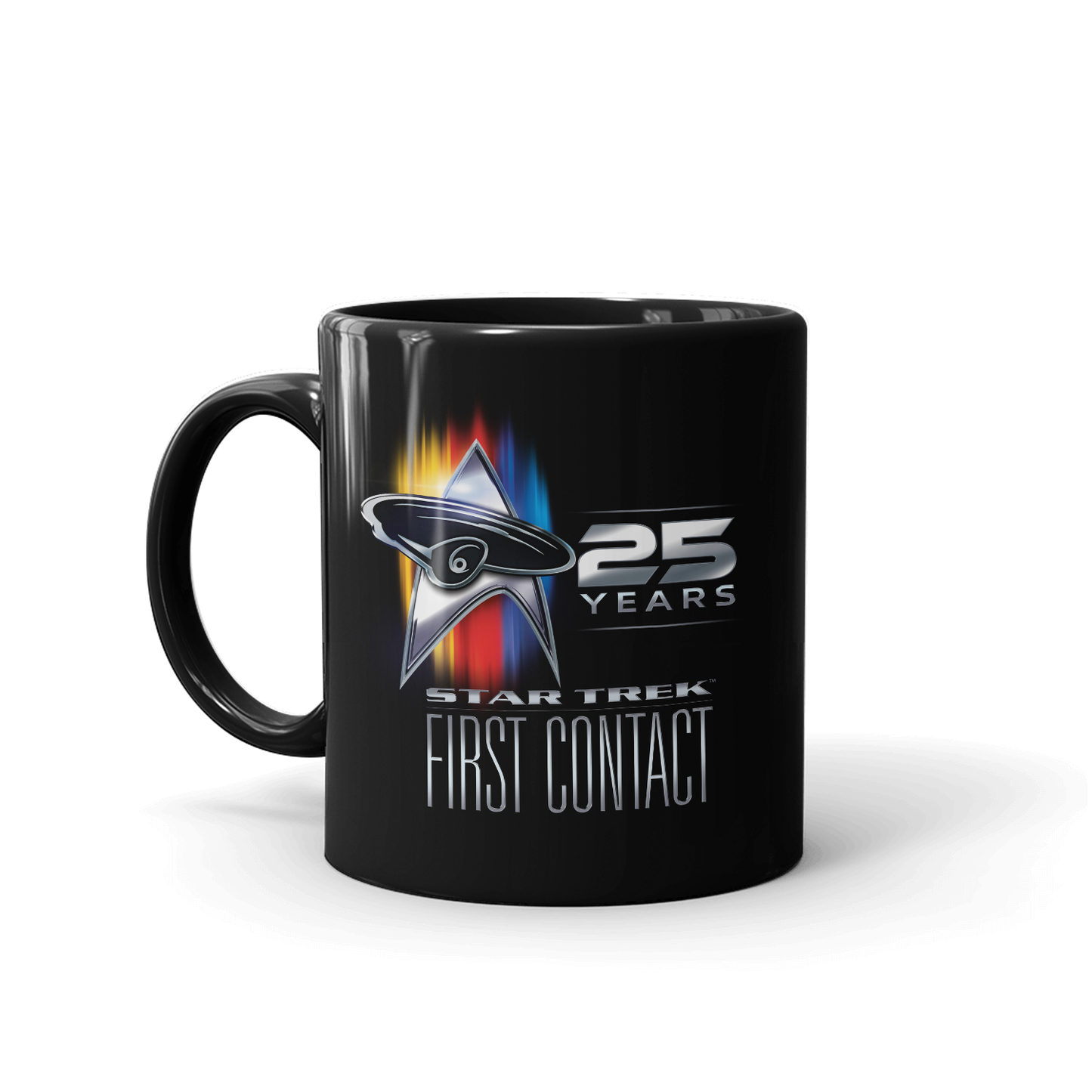 Star Trek: First Contact 25th Anniversary Black Mug