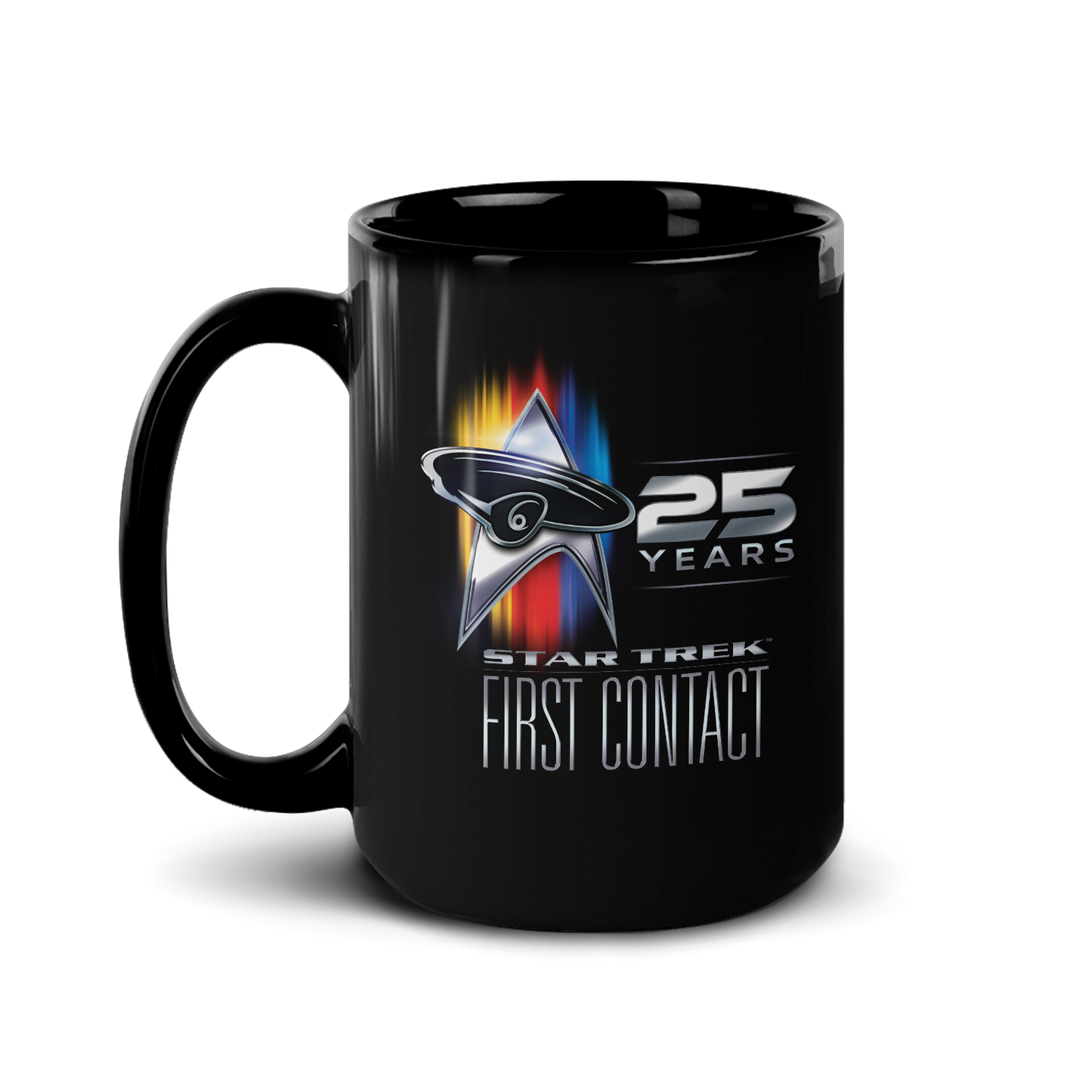 Star Trek: First Contact 25th Anniversary Black Mug