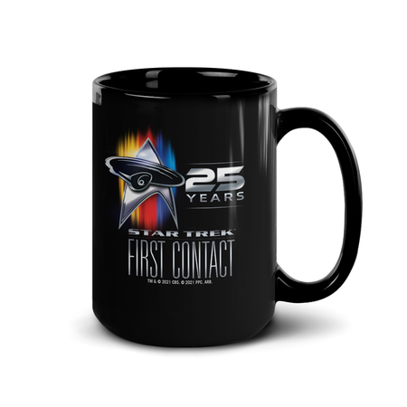 Star Trek: First Contact 25th Anniversary Black Mug