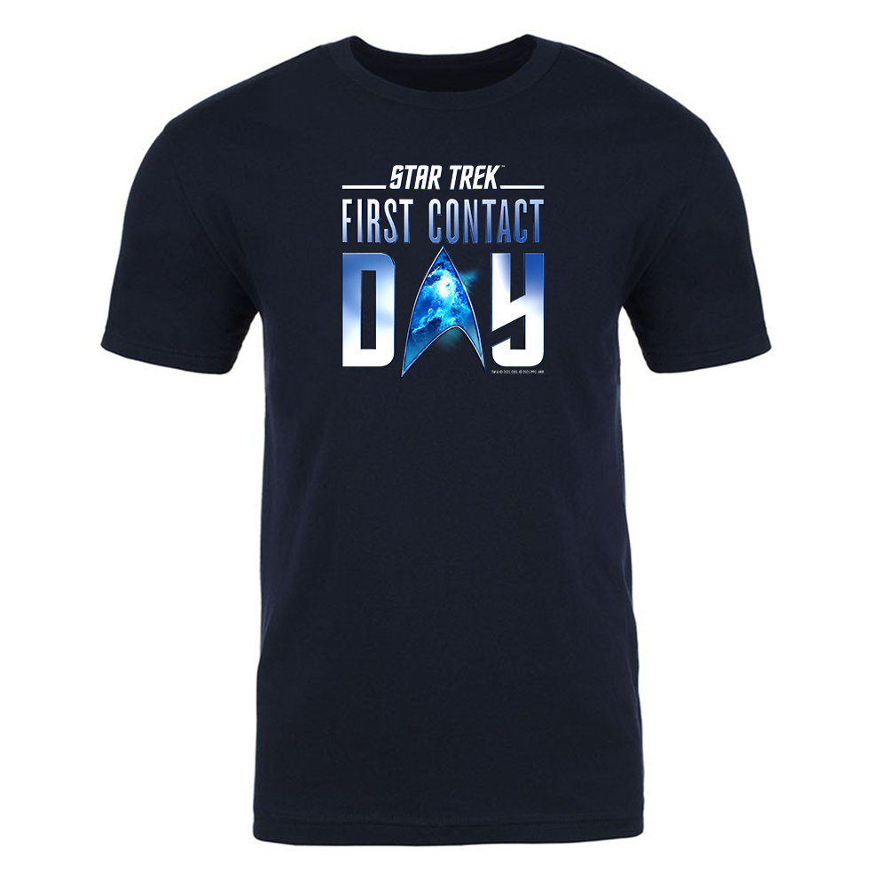 Star Trek: First Contact Nebula Logo Adult Short Sleeve T-Shirt