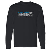 Star Trek : Generations 25 LogoAdult Long Sleeve T-Shirt