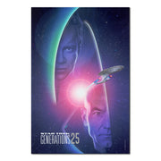 Star Trek: Generations Kirk & Picard 25 Premium Satin Poster 16" x 24"