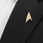 Star Trek Gold Delta Shield Lapel Pin