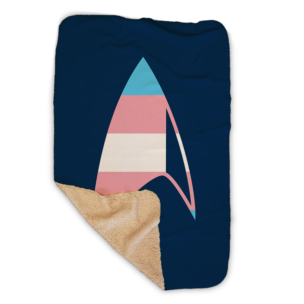 Star Trek Discovery GLAAD Delta Sherpa Blanket