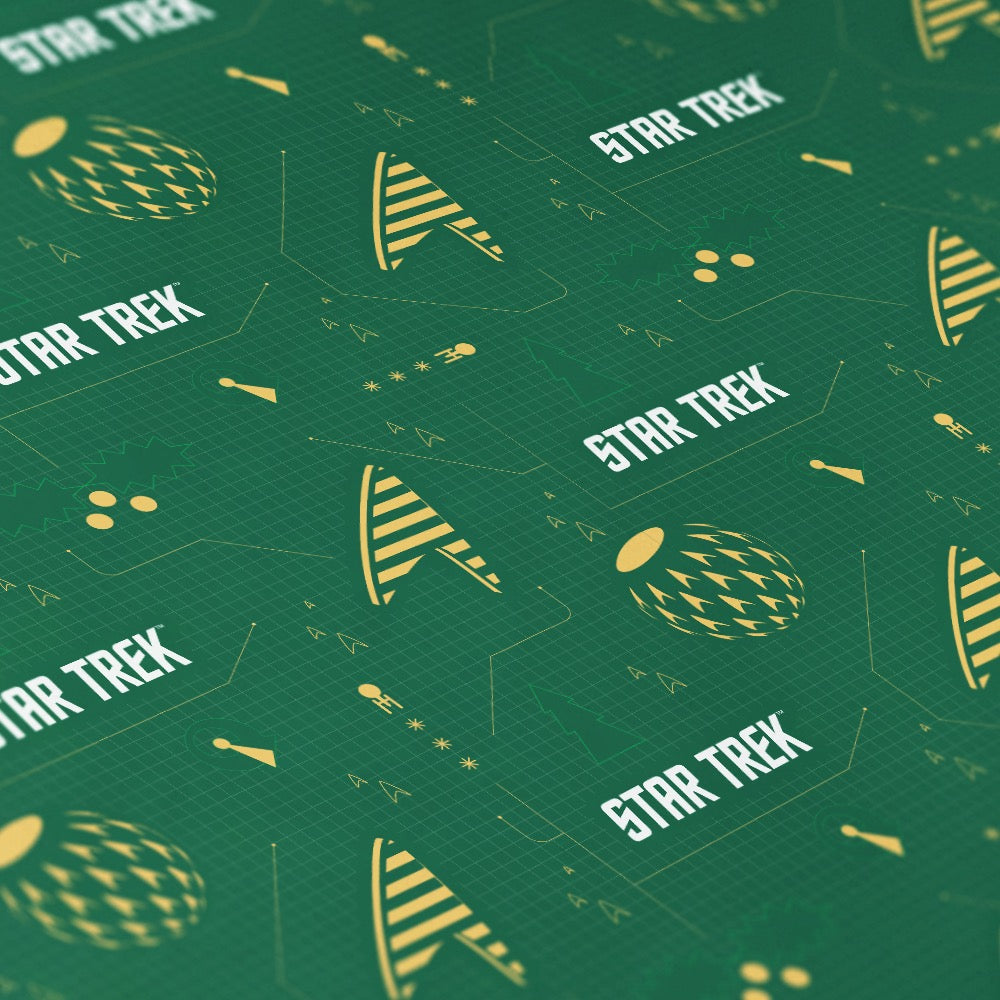 Star Trek Delta Holiday Wrapping Paper