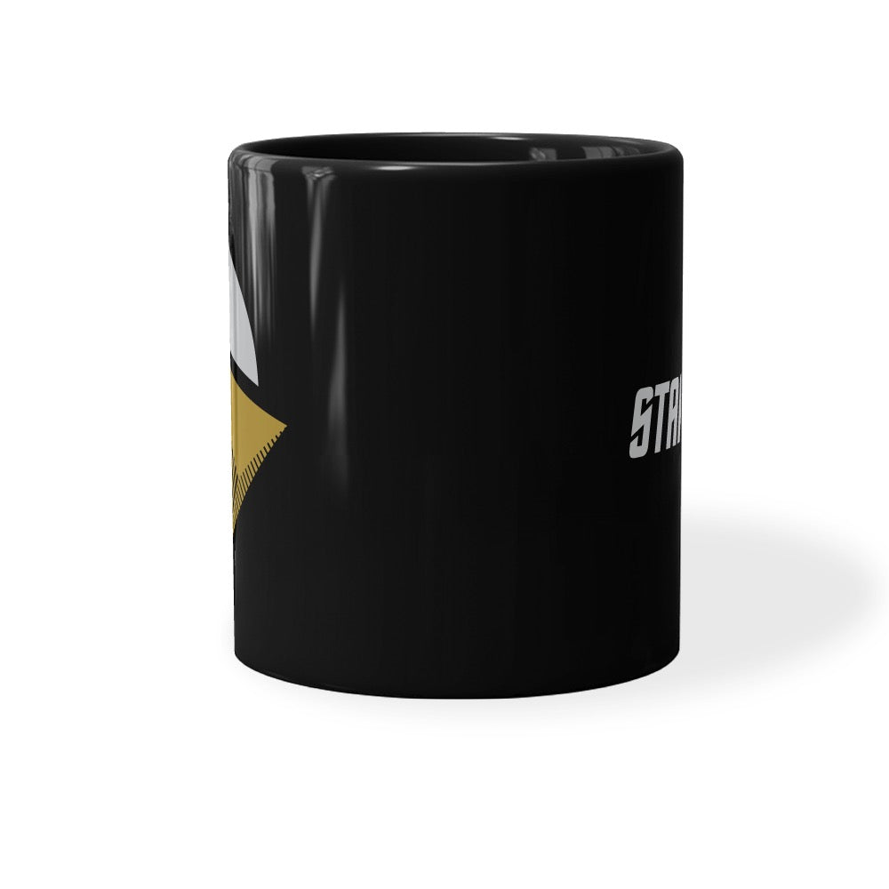 Star Trek: IDIC Symbol Black Mug