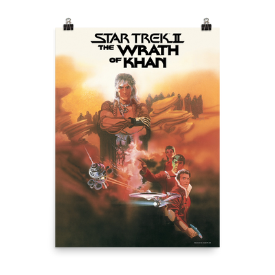 Star Trek II: The Wrath of Khan Premium Satin Poster