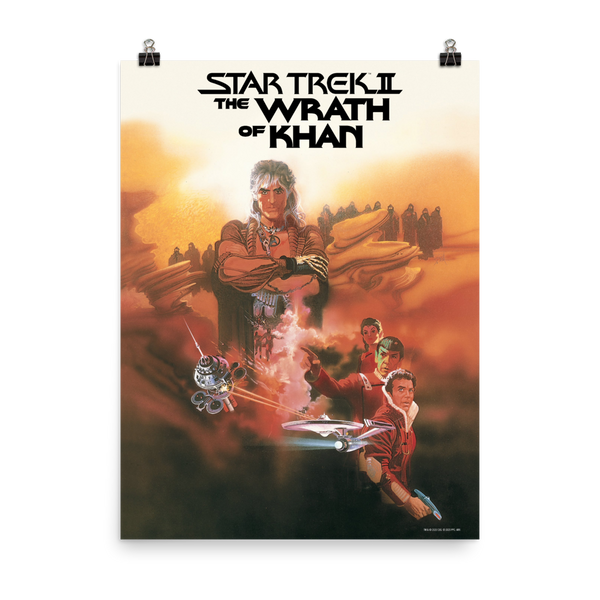 ORIGINAL 1982 STAR TREK II The Wrath of Khan Movie hotsell Poster