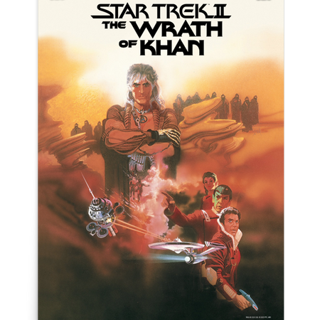 Star Trek II: The Wrath of Khan Premium Satin Poster