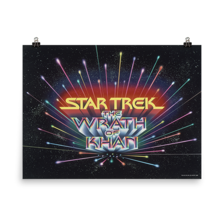 Star Trek II: The Wrath of Khan Premium Satin Logo Poster