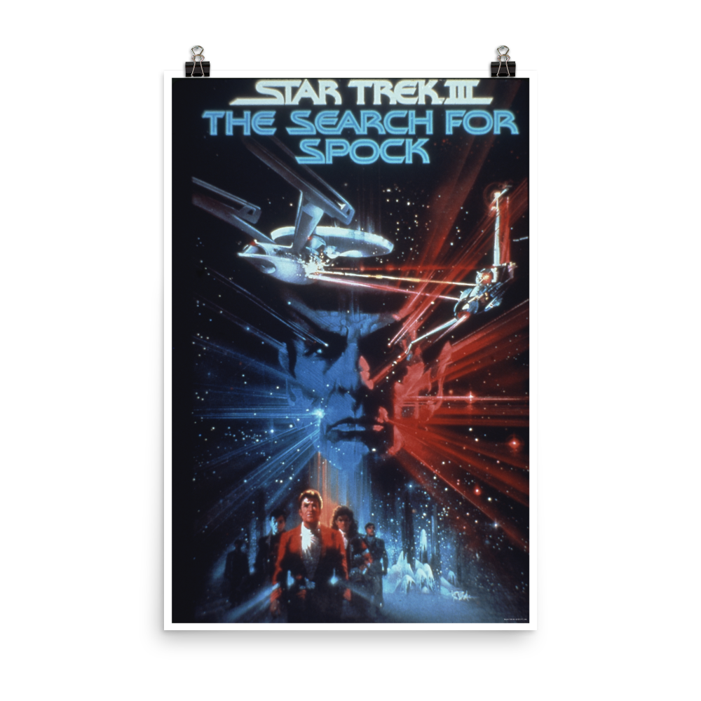 Star Trek III: The Search for Spock Premium Satin Poster