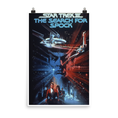 Star Trek III: The Search for Spock Premium Satin Poster