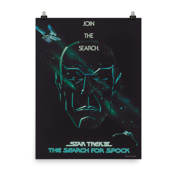 Star Trek III: The Search for Spock Join The Search Premium Satin Poster
