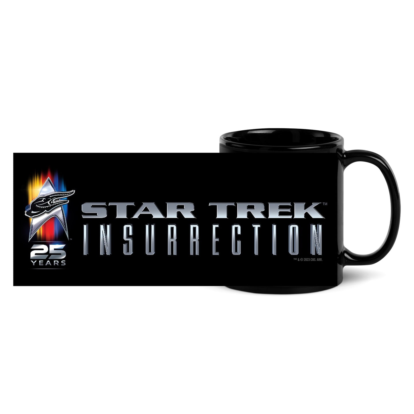 Star Trek IX: Insurrection 25th Anniversary Black Mug